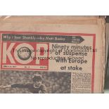 LIVERPOOL Collection of Liverpool FC newspapers including 12 issues of "Kop" newspaper produced in