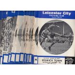 LEICESTER CITY 68-69 Set of 21 x Leicester home League programmes, 68/9. Generally good