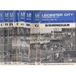 LEICESTER CITY 69-70 Set of 21 x Leicester City home League programmes, 69/70, Generally good