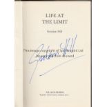 GRAHAM HILL AUTOGRAPH Signed book, Life at the Limit with dust jacket. Good