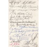 LIVERPOOL MENU 67 Adelphi Hotel Menu dated 7th November 1967 with Liverpool v Munich 1860 written at