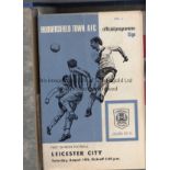 HUDDERSFIELD TOWN A complete set of home programmes for season 1971/2 in an official binder