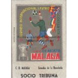 TOTTENHAM Ticket for Costa Del Sol Youth Tournament 14th-16th August 1965 which Toittenham won