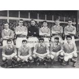 MAN UNITED Press photo of the Busby Babes team plus Busby Babes in Memoriam photo published by the