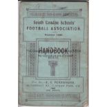 HANDBOOK 1914-15 South London Schools Football Association handbook, 1914-15, thirty two pages,