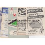 MANCHESTER CITY 56-7 Eighteen Manchester City away programmes, 56/7, includes Cup and League at