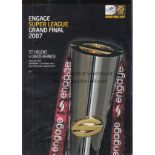 SUPER LEAGUE FINALS 1998-2007 Programmes for the first ten years Super League, Rugby League