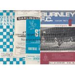 LEICESTER 68-69 Set of 21 Leicester away League match programmes, 68/9 plus League Cup at Darlington