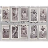 CHURCHMANS A complete set of 50 Pre War Churchmans cigarette cards of Association Footballers.