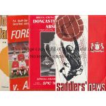 ARSENAL YOUTH Collection of nine Youth programmes involving Arsenal, mostly Youth Cup, aways at