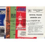 LEICESTER CITY 66-7 Twenty two away programmes, 66/7, set of 21 x League plus friendly at Crystal