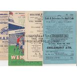 KENT - NON-LEAGUE Collection of circa 40 programmes (41) involving Kent Non-League clubs, 40s and