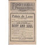 EVERTON - BURY 1928-29 Everton home programme v Bury, 24/11/1928, also covers Liverpool "A" v
