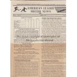 MANCHESTER UTD 1950 Issue of American League Soccer News dated April 9th 1950 with paragraph on