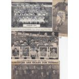 LEICESTER CITY Collection of Leicester City autographs, 40s/50s, including 1949 Cup final players,