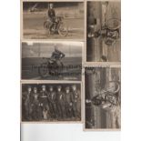 SPEEDWAY Five postcards showing Speedway riders from the very early days of Speedway including Vic