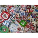 MINI FOOTBALL PENNANTS Over 90 small / mini pennants from European Countries and teams including