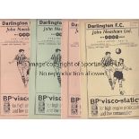 DARLINGTON A collection of all 23 Darlington home League programmes from the 1962/63 season. Some
