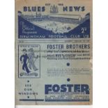 BIRMINGHAM - PRESTON 1937-8 Birmingham home programme with covers v Preston, 5/2/1938, minor flaking