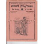 TOTTENHAM - BRADFORD PA 1929 Tottenham home programme v Bradford Park Avenue, 28/12/1929, minor