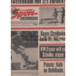 1974 UEFA CUP SEMI FINAL FC Koln v Tottenham Hotspur played 6 March 1974 in Cologne. Rare ''Sport