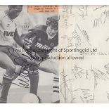 FOOTBALL AUTOGRAPHS Approximately 160 signed magazine pictures of various sizes from 1957's and