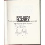 HENRY COOPER AUTOGRAPH A book, H For 'Enry Autobiography 1984 signed "Best Wishes Henry Cooper".