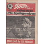 1975 EUROPEAN CUP FINAL Leeds United v Bayern Munich ''Sport Beobachter'' weekly German newspaper