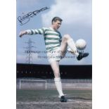 CELTIC 1966 Two col 12 x 8 photos, showing Billy McNeill and Tommy Gemmell striking full length