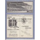 WATFORD Programme Watford v Newport County 25th October 1930. Ex Bound Volume. Generally good