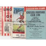 1946/47 A collection of 11 programmes from the 1946/47 season - Chester v Hartlepool (lacks