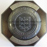 CHARITY SHIELD - MAN UTD 1998 Charity Shield plaque awarded to a Manchester United player after