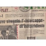 1973 INTERCONTIENTAL CUP Juventus v Indpendiente played in Rome at the Stadio Olimpico. Italian ''