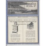 WATFORD Programme Watford v Norwich City 31st March 1928. Ex Bound Volume. Generally good