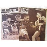 EUROPEAN CUP FINAL 1956 Two French magazines both dated 18/6/56, Le Miroir des Sports and Miroir-