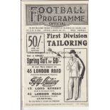 EVERTON - SHEF UTD 1926-27 Everton home programme v Shef Utd, 26/3/1927, also covers Liverpool Res v