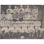 AUTOGRAPHS Eleven team group cut-outs, circa 1965 and all signed , includes Charlton (17