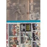 FOOTBALL AUTOGRAPHS Approximately 330 signed magazine pictures of various sizes from 1950's and