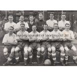 PRESTON Postcard from 1938 of the Preston North End team. Light stain. Fair to generally good