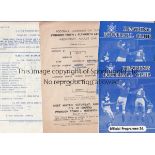 RESERVES A collection 8 Reserves programmes Swindon v Plymouth (Cup) 1954/55 (single sheet), Cardiff