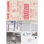 TOTTENHAM HOTSPUR Small programme miscellany including the home Friendly v. Swansea Town 6/12/