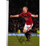 PAUL SCHOLES - SIGNED PHOTOS Six autographed photographs, featuring former Manchester United star