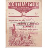 NORTHAMPTON A collection of 17 Northampton Town home programmes from the 1959/60 season some have