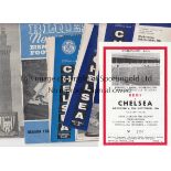LEAGUE CUP 1964/65 Eleven programmes from Leicester City and Chelsea's run to the 1964/65 League Cup