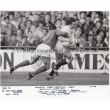 RUGBY UNION A miscellany of programmes and press photographs. 56 black 7 white photographs from