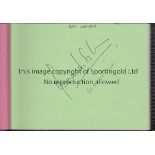 CRICKET AUTOGRAPHS 2003 An album containing 47 signatures with 17 X England including Harmison,