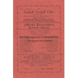 SOUTHALL - WEALDSTONE 1932 Southall home programme v Wealdstone, 5/11/1932, Amateur Cup, pencil