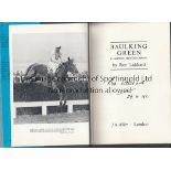 RON LIDDIARD JOCKEY / AUTOGRAPH Book with dust wrapper Baulking Green signed inside in 1971. Good