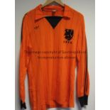 HOLLAND - SHIRT Dutch shirt, number 15, orange long-sleeved exchanged with Greek player Giannis