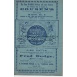 HUDDERSFIELD - LEICESTER 1928-29 Huddersfield home programme v Leicester, 27/4/1929, fold, slight